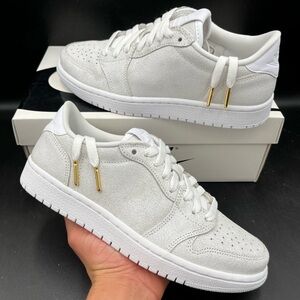 Size 8 - Air Jordan 1 Retro Low NS No Swoosh Triple White